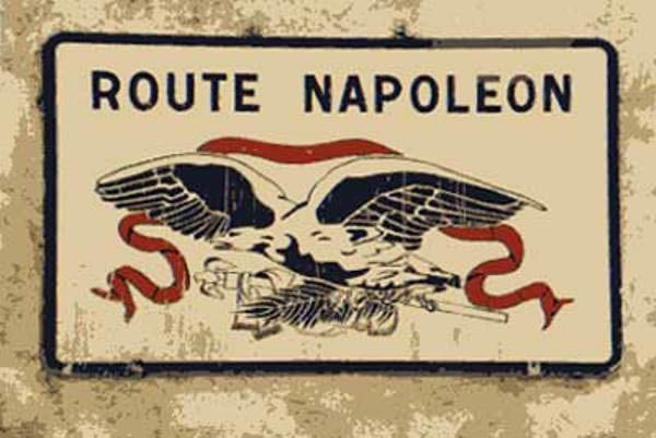 Symbol der Route Napoleon